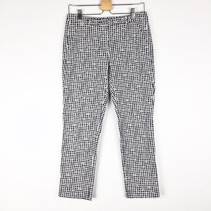Max Mara Weekend Grid Print Slim Cigarette Pant